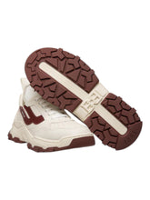 Load image into Gallery viewer, Bally Holden 6301550 Men's White/Heritage Red Leather Sneakers MSRP $650