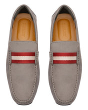 Load image into Gallery viewer, Bally Pearce 6301831 Men's Dark Mineral Suede Leather Loafers MSRP $678