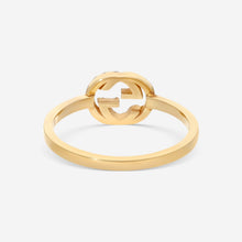 Load image into Gallery viewer, Gucci 18K Yellow Gold & Diamond Ring YBC7294120020 MSRP $1,800