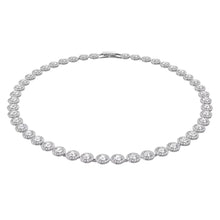 Load image into Gallery viewer, Swarovski Una Angelic 5117703 All-Around Crystal White Rhodium-Plated Necklace MSRP $300
