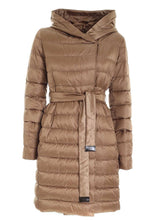 Load image into Gallery viewer, MAX MARA Women's Novef Brown Reversible Padded Long Coat MSRP $1495