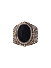 Load image into Gallery viewer, Konstantino Silver, 18K gold and Onyx Ring Size 10 - DKJ636-120 MSRP $760