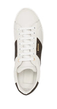 Load image into Gallery viewer, Bally Wilelm Men's 6239922 White Leather Sneakers MSRP $620