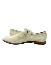 Load image into Gallery viewer, Bally Webb 6303295 Men's Fossil Calf Suede Leather Penny Loafers MSRP $770