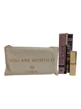 Load image into Gallery viewer, Loreal I Am Worth It Nudes Set Black Mascara Black Eyeliner & Nude Lipstick