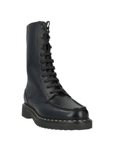 Load image into Gallery viewer, Bally Novarno 6304563 Men's Black Leather Combat Leather Boots MSRP $1100