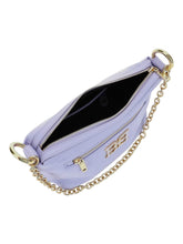Load image into Gallery viewer, Bally Eyfel 6301342 Women's Lavender Logo-Plaque Crossbody Bag MSRP $750
