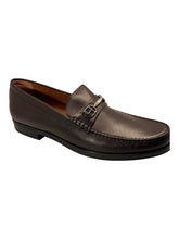 Load image into Gallery viewer, Bally Simpler 6230242 Men's Chocolate Calf Plain Leather Loafers MSRP $615