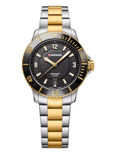 Load image into Gallery viewer, Wenger Swiss Army Ladies 01.0621.113 Seaforce Black Dial Watch 35 mm MSRP $325