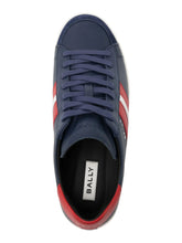 Load image into Gallery viewer, Bally Thiago 6309515 Marine Calf Plain Low-Top Leather Sneaker MSRP $560
