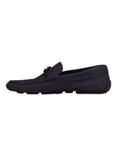 Load image into Gallery viewer, Bally Parsal 6300432 Men's Midnight Leather Driver Loafers Size 12 MSRP $750