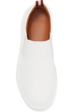 Load image into Gallery viewer, Bally Charles 6240397 Men's White Lamb Leather Sneakers MSRP $570