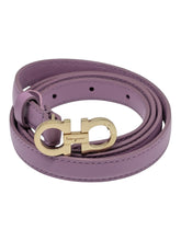 Load image into Gallery viewer, Salvatore Ferragamo Gancini Women's 23B224 Thin Voilet Belt Size 85 $430