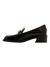 Load image into Gallery viewer, Bally Ellyane 6301289 Women's Black Leather Brushed Moccasins MSRP $790