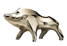 Load image into Gallery viewer, Baccarat 2812401 Crystal Gold Zodiac Boar 2019 Figurine MSRP $390