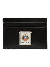 Load image into Gallery viewer, Bally 6309707 Black Leather Card Case MSRP $330