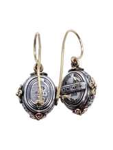 Load image into Gallery viewer, Konstantino Silver, 18K Gold & Amethyst Earrings SKMK2935-101-CAB MSRP $950