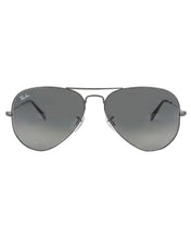 Load image into Gallery viewer, Ray-Ban RB3025 004/71 Polished Gunmetal Aviator Grey Gradient 58-14-135