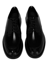 Load image into Gallery viewer, Bally Niervro 6301527 Men's Black Brushed Leather Oxford Size 10.5 MSRP $750
