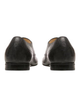 Load image into Gallery viewer, Bally Saele 6304681 Men's Black Deer Grained Derby Shoes MSRP $890