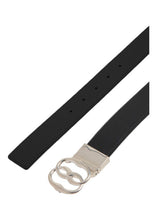 Load image into Gallery viewer, Bally 6305265 Emblem Buckle Adjustable Reversible Black Leather Belt EU 110/US 44 MSRP $520