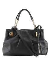 Load image into Gallery viewer, Salvatore Ferragamo 547641 Florence Gancini Black With Chain Tote Bag MSRP $2000