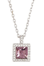 Load image into Gallery viewer, Swarovski 5260703 Light Amethyst Crystal GINO Set Necklace & Earrings MSRP $149