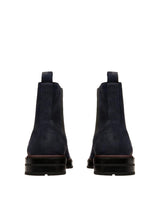 Load image into Gallery viewer, Bally Corad 6239753 Men's Midnight Bovine Suede Leather Chelsea Boots MSRP $767