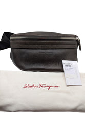 Load image into Gallery viewer, Salvatore Ferragamo Dynamo Men's 719746 Brown Belt Bag MSRP $990