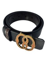 Load image into Gallery viewer, Bally 6305270 Croc Embossed Adjustable Reversible Brown Leather Belt EU 100/US40 MSRP $490