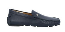 Load image into Gallery viewer, Bally Sistri 6230248 Men's Navy Blue Calf Plain Leather Loafers MSRP $500