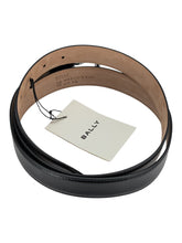 Load image into Gallery viewer, Bally Carl 6310620 Black Plain Leather Belt EU 110/US 44 MSRP $495
