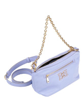 Load image into Gallery viewer, Bally Eyfel 6301342 Women's Lavender Logo-Plaque Crossbody Bag MSRP $750