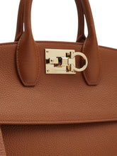 Load image into Gallery viewer, Salvatore Ferragamo Studio Women's 704210 Brown Tote MSRP $3250