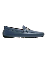 Load image into Gallery viewer, Bally Wiliam.O 6310045 Men's Blue Plain Leather Loafers MSRP $678
