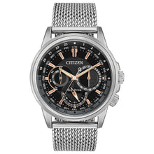 Load image into Gallery viewer, Citizen BU2020-70E Eco-Drive Calendrier Men's Black Dial 44 mm Watch MSRP $525