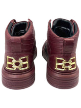 Load image into Gallery viewer, Bally Meson 6300463 Men's Heritage Red Calf Embossed Leather Sneakers MSRP $720