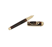 Load image into Gallery viewer, S.T. Dupont 412038L Line D Vitruvian Man Prestige Brown Rollerball Pen MSRP $1895