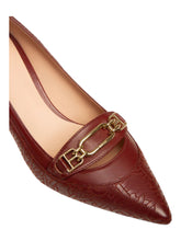 Load image into Gallery viewer, Bally Daika 6239464 Ladies Heritage Red Leather Pumps MSRP $620