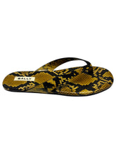 Load image into Gallery viewer, Bally Grine 6304005 Men's New Rhu Snake Embossed Leather Sandals MSRP $650