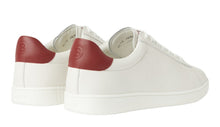 Load image into Gallery viewer, Bally Wildy 6237778 Men's White/Red Calf Plain Leather Sneakers US 7.5 MSRP $667