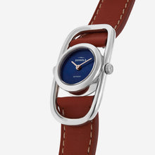 Load image into Gallery viewer, NEW SHINOLA Detroit Women's The Bike Lock S0120242280 Blue Dial Watch MSRP $600