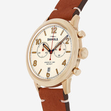 Load image into Gallery viewer, Shinola Detroit Men's The Traveler S0120245784 2 Eye Chronograph Watch $895