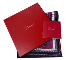 Load image into Gallery viewer, Baccarat 2809962 Ladies Louxor Twillsilk Maxi Tie Purple Scarf MSRP $400