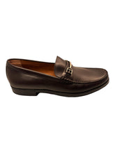 Load image into Gallery viewer, Bally Simpler 6230242 Men's Chocolate Calf Plain Leather Loafers MSRP $615