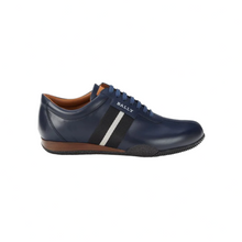 Load image into Gallery viewer, Bally Frenz Men's 6230487 Ink Leather Sneakers MSRP $535 NEW