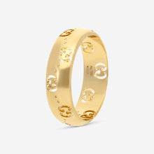 Load image into Gallery viewer, Gucci Icon 18K Yellow Gold Band Ring YBC804335001017 Size 8 MSRP $1,850