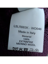 Load image into Gallery viewer, Bally 6306090 Roll Neck Orchid Wool Turtleneck Sweater Size XS - MSRP $750