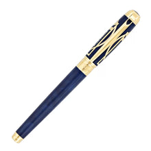 Load image into Gallery viewer, S.T. Dupont 412040L Line D Vitruvian Man Blue Prestige Rollerball Pen MSRP $1895