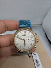 Load image into Gallery viewer, Shinola Men's The Traveler S0120286631 2 Eye Chronograph 42 mm Watch MSRP $1100